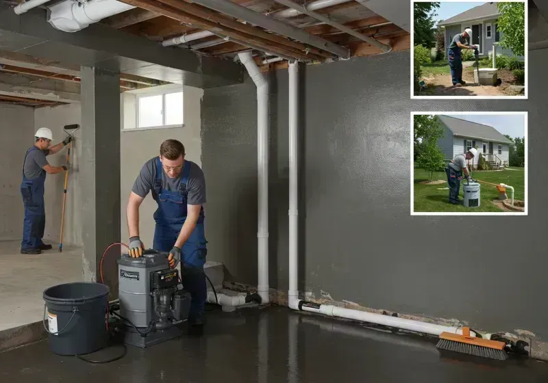 Basement Waterproofing and Flood Prevention process in Flushing, MI